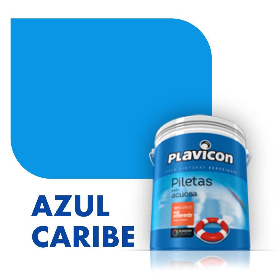 Color: Azul caribe