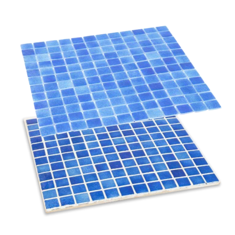 Revestimiento Esfumado Azul